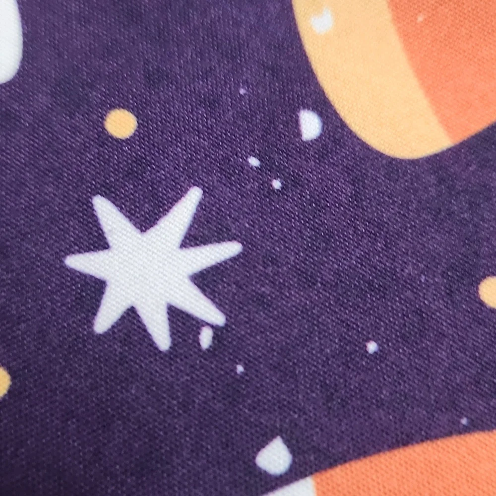Purple and Orange Space Candycorn Pet Bandana